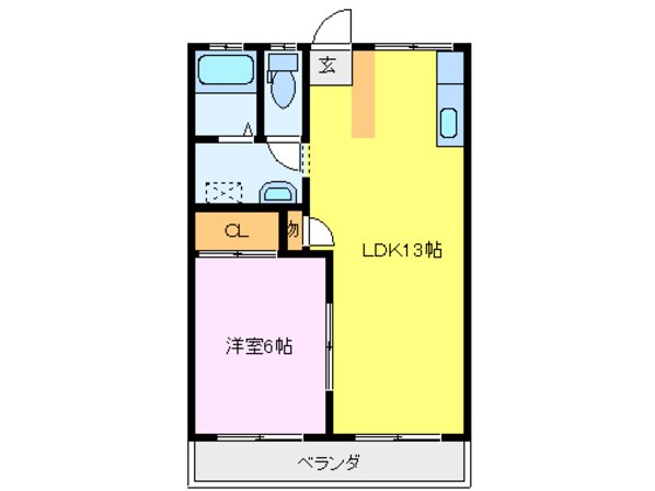 白子駅 徒歩11分 2階の物件間取画像